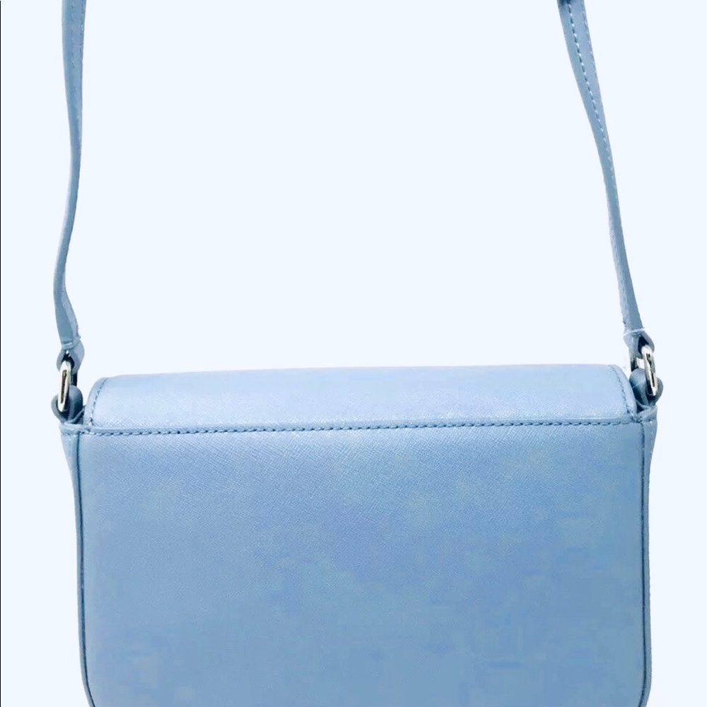 🌷 Kate Spade Blue Leather Carsen Crossbody Purse - Picture 5 of 6